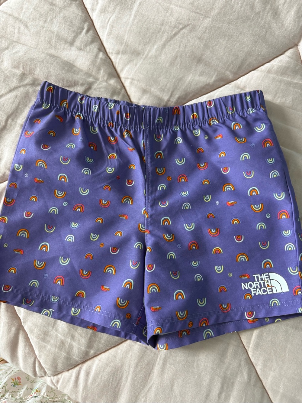 The North Face Purple Rainbow Print Girls' Shorts